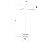 SAPHO RHAPSODY podomítková bidetová baterie se Stop sprškou, chrom (4)