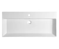 SAPHO KARE 100 keramické umyvadlo nábytkové 98x46cm, bílá (7)