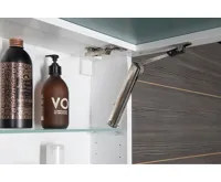 SAPHO CLOE galerka s LED osvětlením 100x50x18cm, bílá (6)