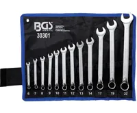 BGS Klíče očkoploché vyhnuté,6 - 22mm,12dílů,v tašce BGS Klíče očkoploché vyhnuté,6 - 22mm,12dílů,v tašce