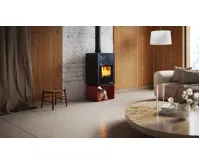 HS Flamingo Krbová kamna FLAMINGO DELUXE ® PENTAI, červená (14)