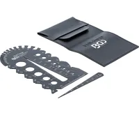 BGS Měrka šroubů a závitové měrky ,  palcové velikosti,  1/4&quot; - 2&quot; - BGS 74248