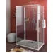 POLYSAN LUCIS LINE třístěnný sprchový kout 1000x700x700mm L/P varianta