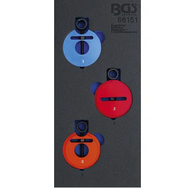 BGS Přípravek pro přenos nastavení odklonu kol u vozu BMW, sada 3 díly