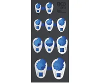BGS Vložka do dílenského vozíku 1/3: sada plochých otevřených klíčů, 10 mm (3/8") / 12,5 mm ( BGS Vložka do dílenského vozíku 1/3: sada plochých otevřených klíčů, 10 mm (3/8") / 12,5 mm (