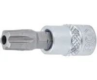 BGS Hlavice zástrčná 1/4&quot; TS-Profil TS 45 s vrtáním