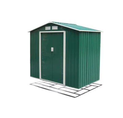 Zahradní domek ARES A 2,71 m2 zelená + podlahová konstrukce ARES A  IWH-10230021 + IWH-102