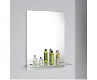 AQUALINE Zrcadlo s policí 60x80cm, včetně závěsů (3)