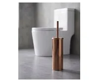 SAPHO X-ROUND COPPER WC štětka na postavení, měď mat (1)