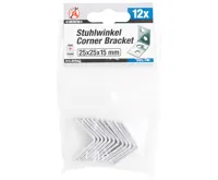 BGS Plech spojovací 25x25x15 mm, 90°, pozinkovaný BGS Plech spojovací 25x25x15 mm, 90°, pozinkovaný