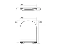 KERASAN FLO WC sedátko, SLIM, Soft Close, bílá (4)