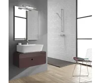 AQUALINE ANDREA LED svítidlo, 5 W, 284x32x134 mm, IP44, chrom (6)