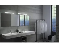 SAPHO IRENE 2 LED svítidlo, 9 W, 500x35x77 mm, IP44, chrom (5)