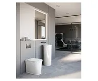 KERASAN THE NEW YORKER WC sedátko, SLIM, Soft Close, bílá/chrom (1)
