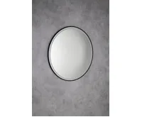 SAPHO KADRIS kulaté zrcadlo s LED osvětlením ø 100cm, černá mat (5)