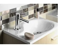 AQUALINE Stojánkový kulový ventil 1/2", 128mm, chrom (3)