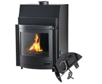 HS Flamingo Krbová vložka AQUAFLAM ® PANORAMA 25 s výměníkem a základní regulací