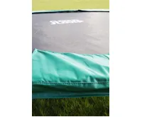 GoodJump 4UPVC zelená trampolína 305 cm s ochrannou sítí + žebřík + krycí plachta (10)