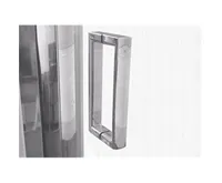 PROFI-RICH sprchový kout  čtvrtkruh  90x90x190 cm - chrom - sklo - grape (1)