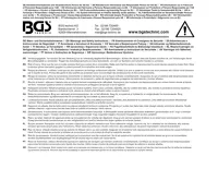 BGS Sada přípravku pro odvzdušnění brzdového a spojkového systému,  2,5 l - BGS 71049 (7)