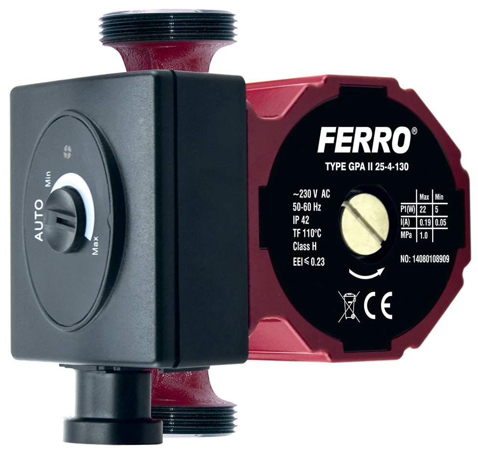 Novaservis oběhové elektronické čerpadlo ferro 25-40/130mm - 0603w