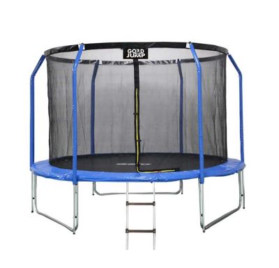 GoodJump 3UPVC modrá trampolína 305 cm s ochrannou sítí + žebřík - Inside - výprodej