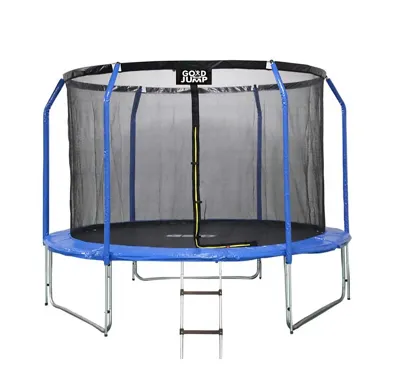 GoodJump 3UPVC modrá trampolína 305 cm s ochrannou sítí + žebřík - Inside - výprodej
