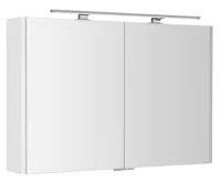 SAPHO LUCIE galerka s LED osvětlením, 106x70x17cm, bílá