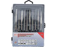 BGS Pilníky diamantové, děrované, sada 10 dílů (5)