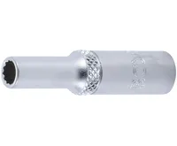 BGS Nástrčná hlavice, dvanáctihranná, prodloužená, 6,3 mm (1/4&quot;), 5,5 mm