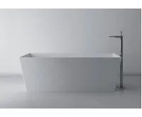 GELCO KVADRIE volně stojící vana 1590x650x550mm, litý mramor, bílá lesk (5)