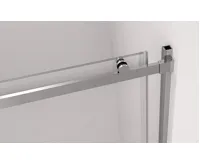 POLYSAN THRON ROUND sprchové dveře 1100 mm, kulaté pojezdy, čiré sklo (5)