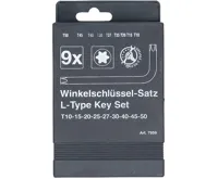 BGS Sada zahnutých klíčů, T-profil (pro Torx), T10 - T50, 9dílná (2)