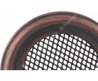 HS Flamingo Krbová mřížka KULATÁ 125 mm měděná patina (1)