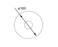 Sprchová baterie podomítková bez přepínače, Mada, Mbox, kulatý kryt, chrom (5)