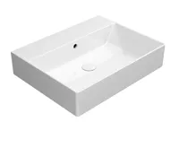 GSI KUBE X keramické umyvadlo 60x47cm, bez otvoru, bílá ExtraGlaze
