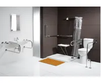 CREAVIT HANDICAP WC kombi zvýšený sedák, spodní odpad, bílá (3)