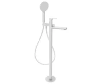 SAPHO PAX vanová baterie s připojením do podlahy, bílá mat