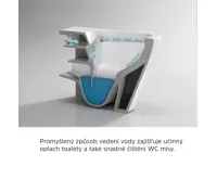 WC závěsné, RIMLESS, 530x355x360, keramické, včetně sedátka CSS113S (12)