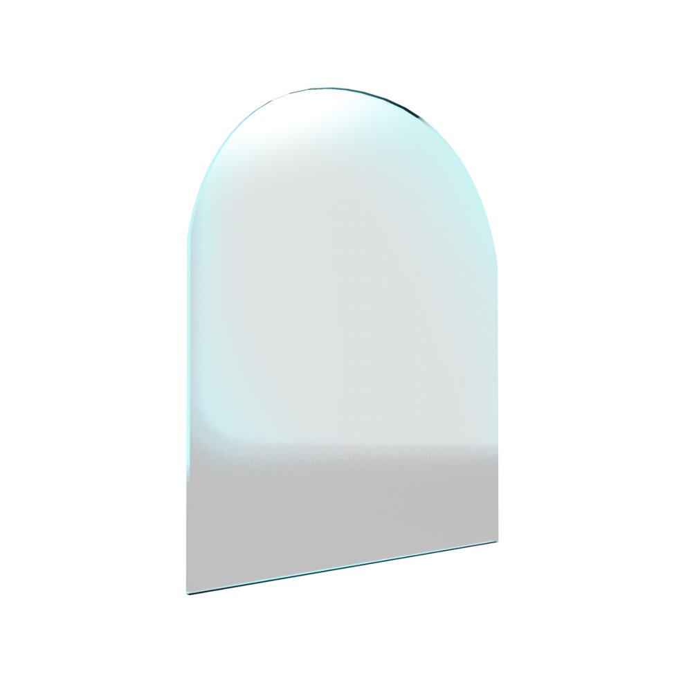Hs flamingo sklo pod kamna - oblouk 1000x1200 mm / r500 / 6 mm
