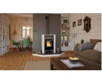 HS Flamingo Kachlová kamna AQUAFLAM VARIO ® PERU 11/5kW, kachle bílá, elektronická regulace (7)