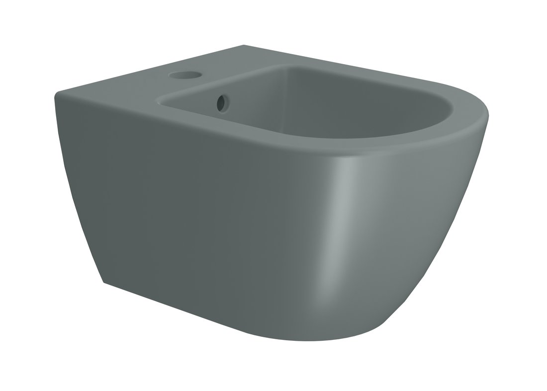 Gsi pura bidet závěsný 36x50cm, agave mat