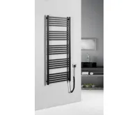SAPHO METRO-E elektrické otopné těleso rovné 500x1340mm, 500 W, černá mat (2)
