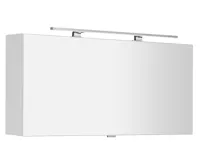 SAPHO CLOE galerka s LED osvětlením 120x50x18cm, bílá