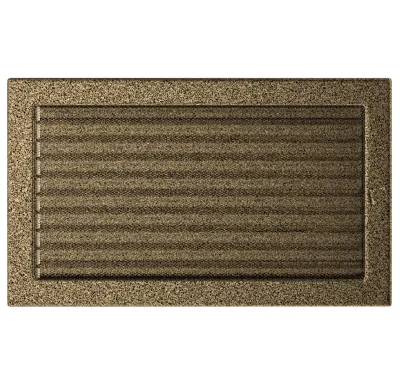 HS Flamingo Krbová mřížka 22x37 BASIC staré zlato s žaluzií