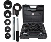 BGS Závitnice na trubkové závity 3/8&quot;-1.1/4&quot;, sada 7 dílů