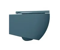 ISVEA INFINITY závěsná WC mísa, Rimless, 36,5x53cm, zelená petrol (1)