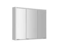 SAPHO BATU galerka 80x71x15cm, 2x LED osvětlení, bílá lesk