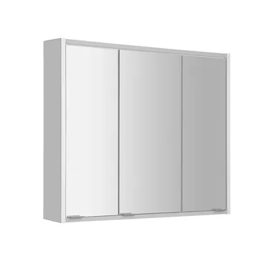 SAPHO BATU galerka 80x71x15cm, 2x LED osvětlení, bílá lesk