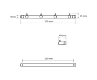 SAPHO X-ROUND BLACK čtyřháček, černá mat (2)